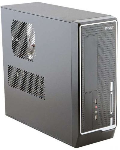  mATX Delux DLC-118 черный, БП 400W (2хUSB2.0, Audio)