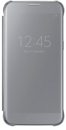  для телефона Samsung EF-ZG930CSEGRU (флип-кейс) для Galaxy S7 Clear View Cover серебристый