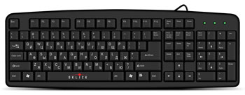  Клавиатура проводная Oklick 100M black Standard PS/2 654571