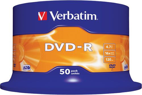  Диск DVD-R Verbatim 43548