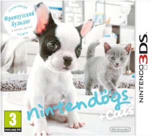  Игра для Nintendo 3DS Nintendo Nintendogs+Cats. Французский бульдог и новые друзья