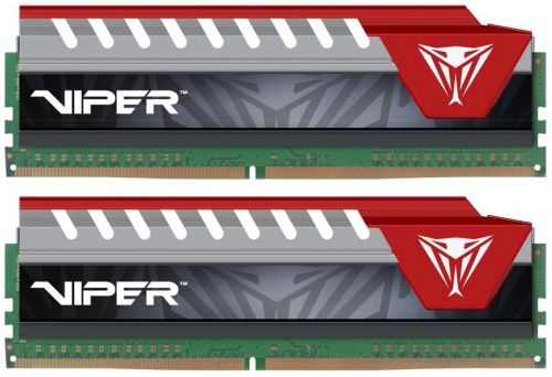  DDR4 8GB (2*4GB) Patriot PVE48G300C6KRD ELITE V4 PC3-24000 3000MHz CL16 1.35V Радиатор RED