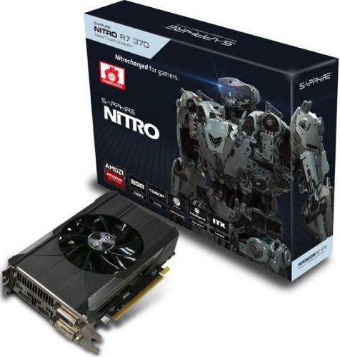  PCI-E Sapphire 11240-10-20G AMD Radeon R7 370 NITRO 2GB GDDR5 256bit 28nm 985/5600MHz DVI*2(HDCP)/HDMI/DisplayPort LRTL