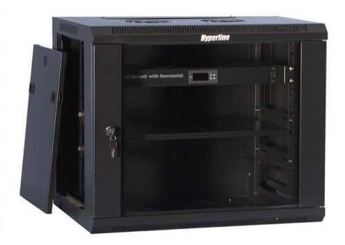  Шкаф настенный 19, 6U Hyperline TWFS-0666-GP-RAL9004