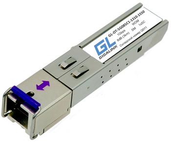 Модуль SFP GIGALINK GL-OT-SG08SC1-1550-1310-D