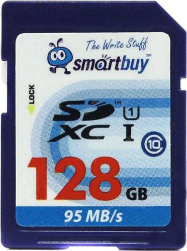  Карта памяти 128GB SmartBuy SB128GBSDXC Ultimate Class10 90/20MB/s
