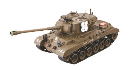  Радиоуправляемая модель танка HouseHold 4101-4 M26 Pershing (Snow Leopard), 1:20, brown