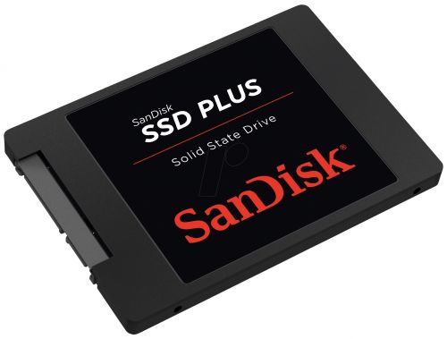  Твердотельный накопитель SSD 2.5&#039;&#039; SanDisk SDSSDA-480G-G25 Plus 480GB SATA 6Gbit/s 7mm 400/480MB/s