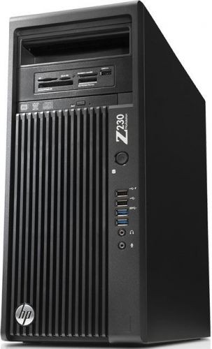  Компьютер HP Z230 MT G1X40EA Core i7 4790 (3.6GHz), 4096MB, 500GB, DVD+/-RW, Shared VGA, Windows 8.1 Pro, mouse, keyboard