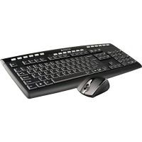  Клавиатура и мышь Wireless A4Tech 9200F USB, 2.4ГГц/15м, мини-приемник, 19 доп. клавиш
