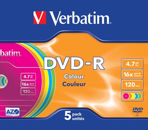  Диск DVD-R Verbatim 43557