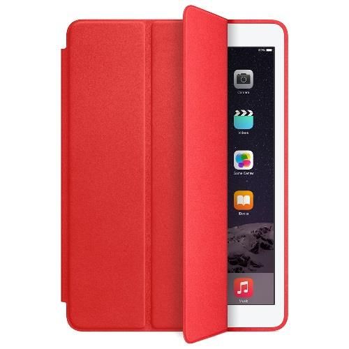  Чехол кожаный Apple Smart Case (PRODUCT) RED для iPad Air 2, красный (MGTW2ZM/A)