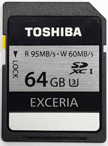  Карта памяти 64GB Toshiba SD-X64UHS1(6 64GB SDHC Class10 UHS-1 Exeria