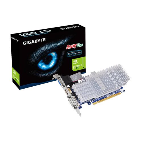  PCI-E GIGABYTE GV-N610SL-2GL GeForce GT 610 Low Profile 2Gb GDDR3 64bit 40nm 810/1333MHz DVI(HDCP)/HDMI/VGA RTL