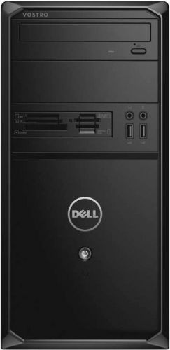  Компьютер Dell Vostro 3900 MT i3 4170 (3.7)/4Gb/500Gb 7.2k/HDG4400/DVDRW/CR/Windows 7 Professional 64 upgW8.1Pro64/GbitEth/клавиатура/мышь/черный