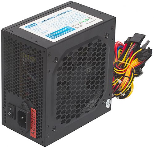  Блок питания ATX NAVAN KS-500W 500W (120mm FAN, 20+4 ATX, 1x4+4pin, 4xSATA, 3xMolex, 1xFDD) OEM