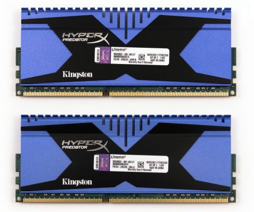  DDR3 8GB (2*4GB) Kingston KHX18C10T2K2/8 1866MHz HyperX CL10 Predator Series