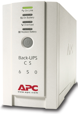 APC BK650EI Back-UPS CS 650VA/400W, 230V, 4xC13 outlets (1 Surge &amp; 3 batt.), Data/DSL protection, USB, PCh