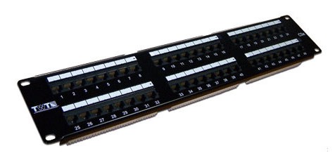  Патчпанель 19, 48xRJ45, UTP, Кат. 5е TWT TWT-PP48UTP