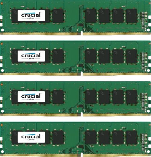  DDR4 32GB (4*8GB) Crucial CT4K8G4DFD8213 PC4-17000 2133MHz CL15 DR x8 Unbuffered DIMM 288pin