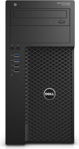  Компьютер Dell Precision 3620 MT Xeon E3-1225v5 (3.3)/8Gb/1Tb 7.2k/HD P530/DVD/Windows 7 Professional 64/GbitEth/черный