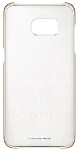  Чехол для телефона Samsung EF-QG935CFEGRU (клип-кейс) для Galaxy S7 edge Clear Cover золотистый/прозрачный