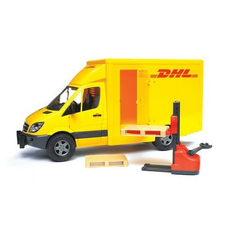  Игрушка Bruder 02-534 Mercedez Benz Sprinter фургон DHL с погрузчиком