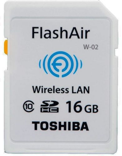  Карта памяти 16GB Toshiba SD-F16AIR03(8 SDHC Class10 Wireless