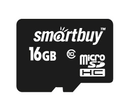  Карта памяти 16GB SmartBuy SB16GBSDCL10-00 micro SDHC class 10 без адаптера