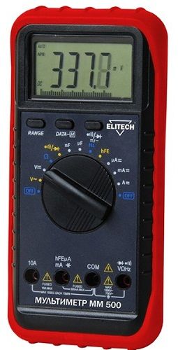  Мультиметр Elitech ММ 500