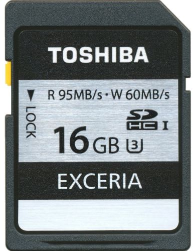  Карта памяти 16GB Toshiba SD-X16UHS1(6 16GB SDHC Class10 UHS-1 Exeria