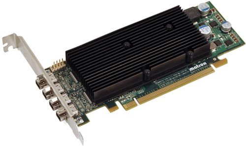  PCI-E Matrox M9148-E1024LAF Low Profile PCI-Ex16 Video Card w/ QUAD 4x 4x DP DisplayPort, Low Profile Bracket, 4x MiniDP