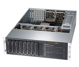  Корпус серверный 3U Supermicro CSE-835TQ-R920B (8x3.5" HS Bays, 13.68"x13", 7xFH, 920W, Rail)