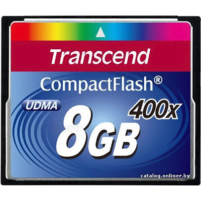  Карта памяти 8GB Transcend TS8GCF400 Compact Flash Card 400x