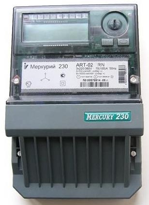  Счетчик электроэнергии Меркурий 230ART-02RN LCD