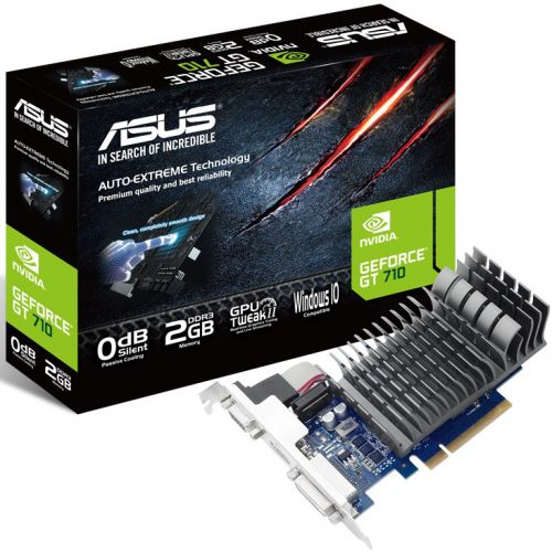  PCI-E ASUS 710-2-SL GeForce GT 710 Low Profile 2Gb GDDR3 64bit 28нм 954/1800MHz DVI(HDCP)/HDMI/VGA RTL