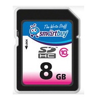  Карта памяти 8GB SmartBuy SB8GBSDHCCL10 SDHC class 10