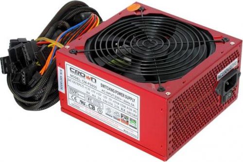  Блок питания ATX Crown CM-PS600W 600W ATX, 2x12V Lines