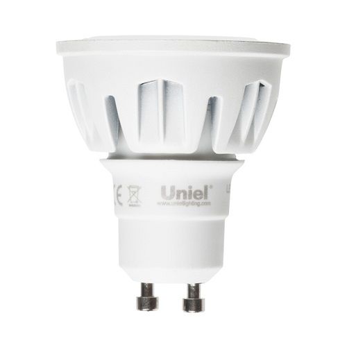  Лампа светодиодная Uniel LED-JCDR-6W/NW/GU10/FR/38D ALM01WH