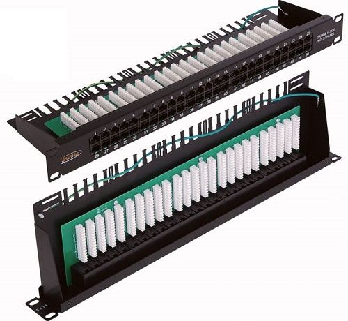  Патчпанель NIKOMAX NMC-RP50UC3-1U-BK