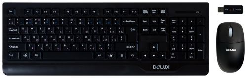 Клавиатура и мышь Wireless Delux K6000+M371 2,4 GHz,mouse 1000 - DPI,Ultra-Slim