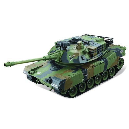  Радиоуправляемая модель танка HouseHold 4101-6 USA M1A2, 1:20, green