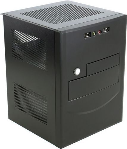  mITX Morex 6610-300W черный, 3xHDD 3.5", 1х5.25", 258x194x190, 2USB, Audio, Mic, PSU 300W