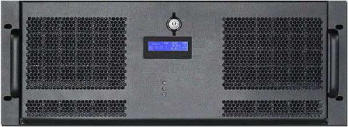  серверный 4U Procase GE401L-B-0 черный, панель управления, без блока питания, глубина 650мм, MB 12"x13"