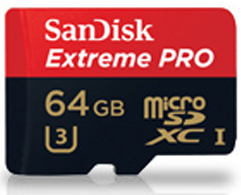  Карта памяти 64GB SanDisk SDSDQXP-064G-G46A MicroSDXC Class 10 UHS-I Extreme Pro 95MB/s