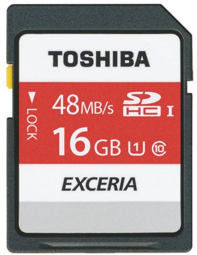  Карта памяти 16GB Toshiba THN-N301R0160E4 SDHC Class10 UHS-1