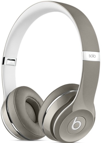 Apple Beats Solo2 On-Ear Headphones (Luxe Edition) Silver
