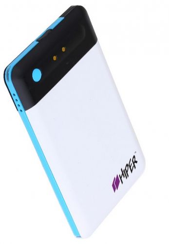  Аккумулятор внешний портативный HIPER Power Bank KIT2500 Blue ультратонкий, 2500mAh, Micro-USB, бело-голубой