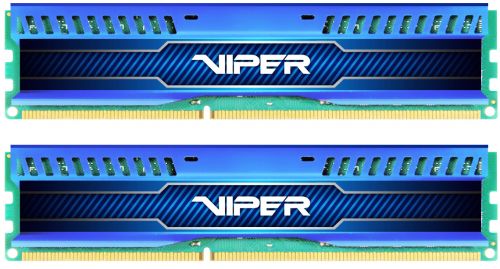  DDR3 8GB (2*4GB) Patriot PVL38G160C9KB Viper V3 LP PC3-12800 1600MHz CL9 1.5V Радиатор BLUE