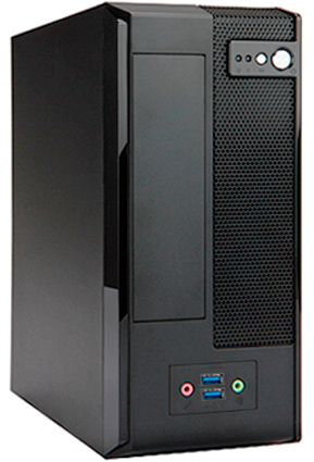  mITX In Win BM677BL черный Slim Desktop 160W (80mm fan, USB 3.0x2, Audio), 6115718